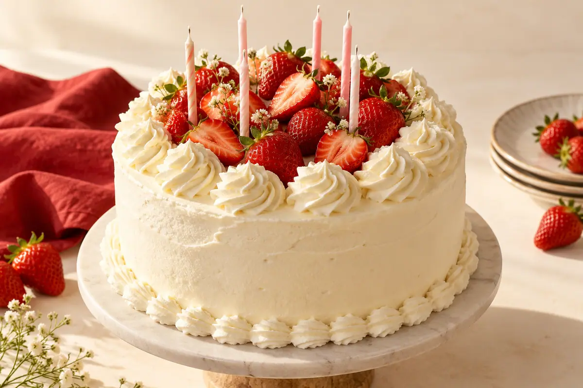 Birthday Strawberry Cake: untuk momen spesial